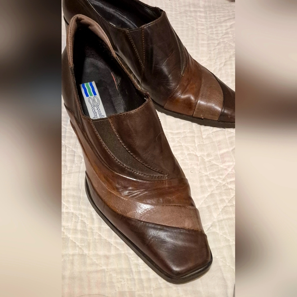 Women's Brown Leather Shoes
